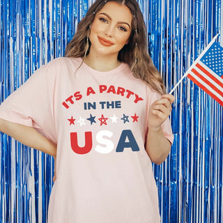 Party USA Stars Wholesale Tee - Limeberry Designs