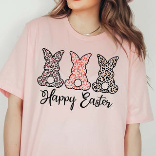 Patterned Bunnies Tee - Limeberry Designs