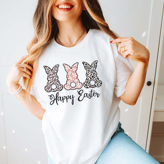 Patterned Bunnies Tee - Limeberry Designs