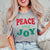 Peace and Joy Comfort Colors Wholesale Tee - Limeberry Designs
