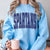 Personalized Collegiate Letter Crew Sweatshirts - Limeberry Designs