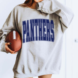 Personalized Collegiate Letter Crew Sweatshirts - Limeberry Designs