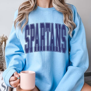 Personalized Collegiate Letter Wholesale Crew Sweatshirts - Limeberry Designs