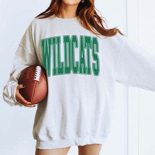 Personalized Collegiate Letter Wholesale Crew Sweatshirts - Limeberry Designs