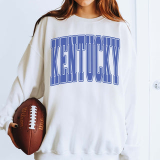 Personalized Collegiate Letter Wholesale Crew Sweatshirts - Limeberry Designs