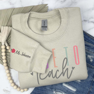 Personalized Teacher Crew | Crew Sweatshirts - Limeberry Designs