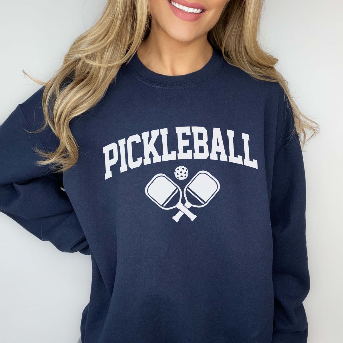 Pickleball Paddles Crew Sweatshirt - Limeberry Designs