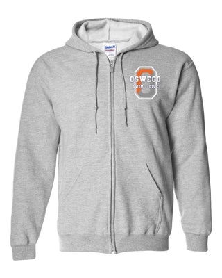 Pocket Design Oswego Swim & Dive Zip Up Hoodie - Limeberry Designs