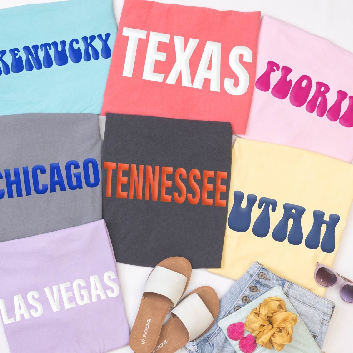 Puff State Comfort Color Wholesale Tees - Limeberry Designs
