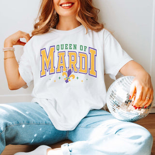 Queen of the Mardi Comfort Color Tee - Limeberry Designs