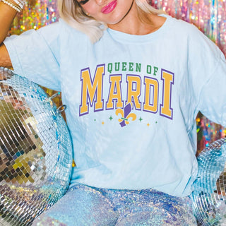 Queen of the Mardi Comfort Color Tee - Limeberry Designs