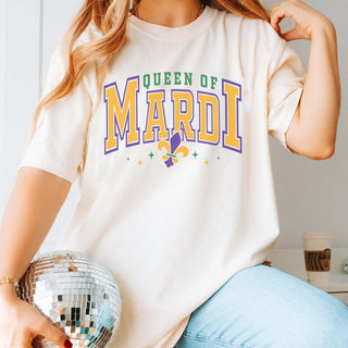 Queen of the Mardi Comfort Color Tee - Limeberry Designs