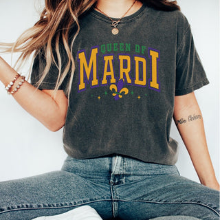 Queen of the Mardi Comfort Color Tee - Limeberry Designs