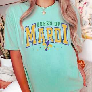 Queen of the Mardi Comfort Color Tee - Limeberry Designs