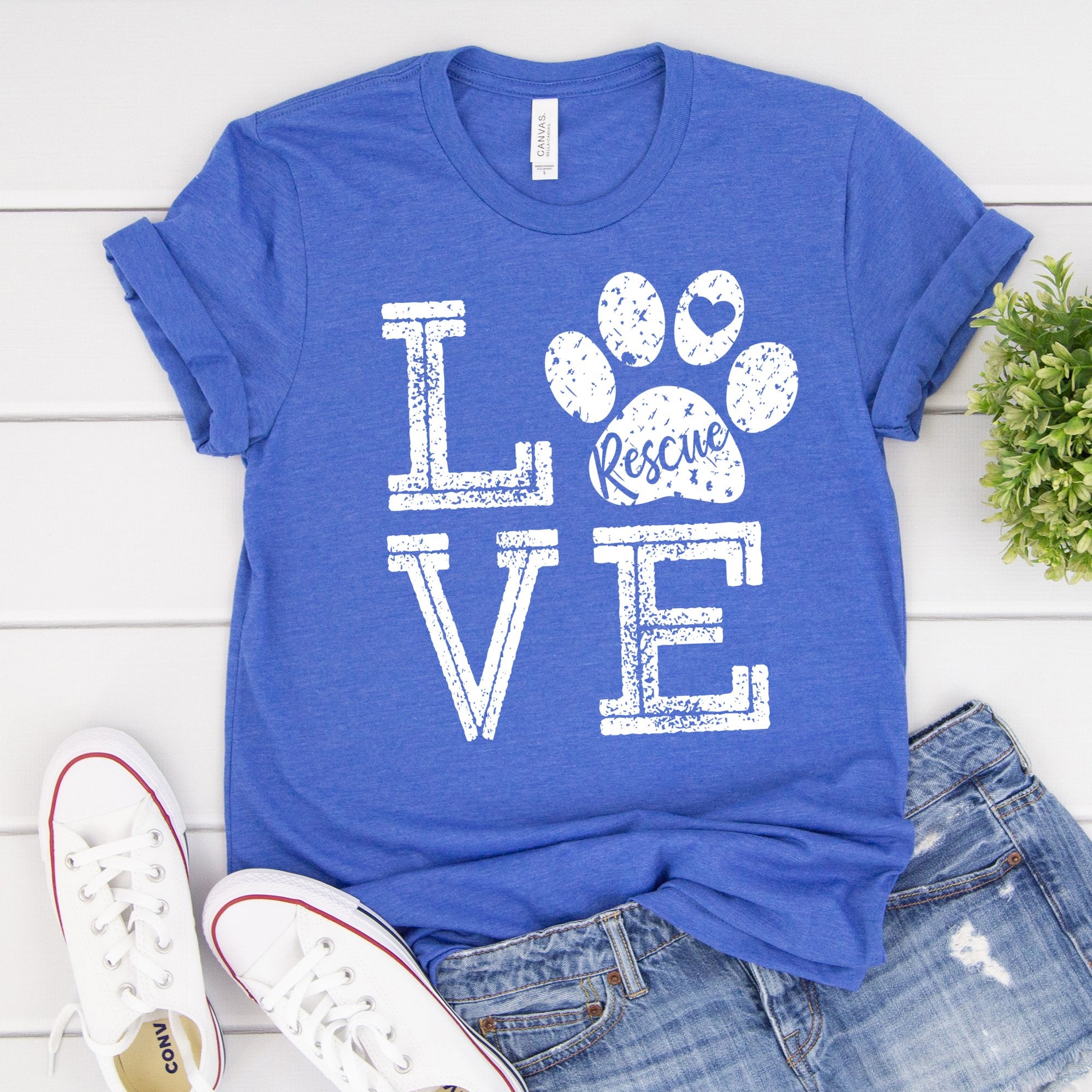Love Dogs Rescue Tee - Limeberry Designs