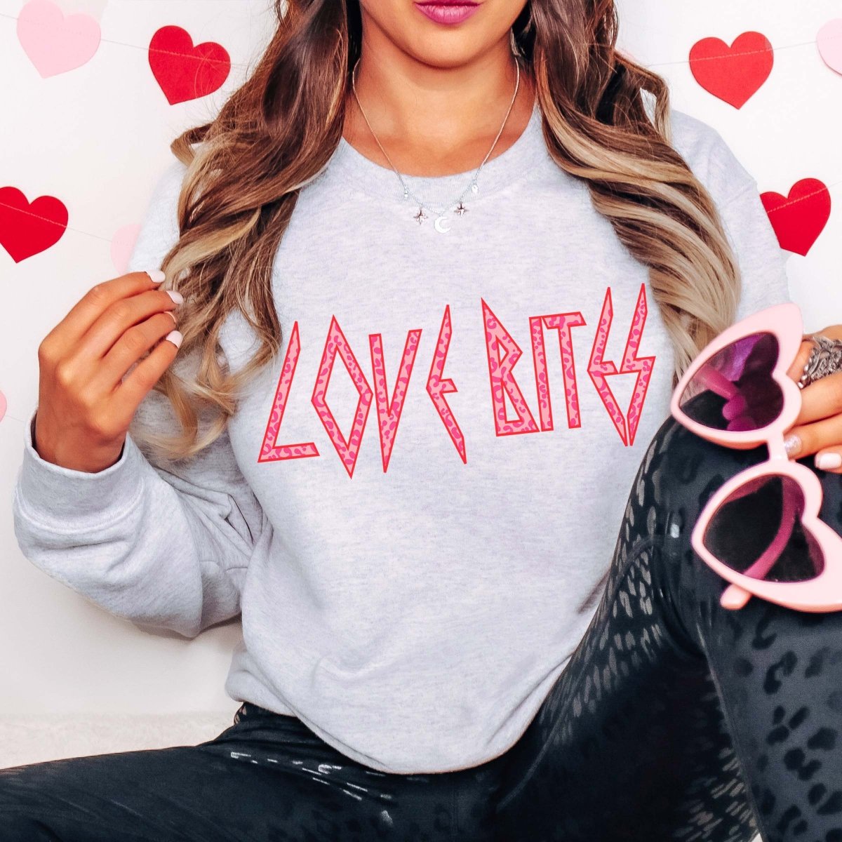 Rockin' Love Bites Crew Sweatshirt - Limeberry Designs