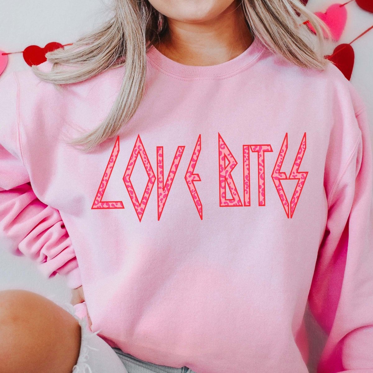 Rockin' Love Bites Crew Sweatshirt - Limeberry Designs