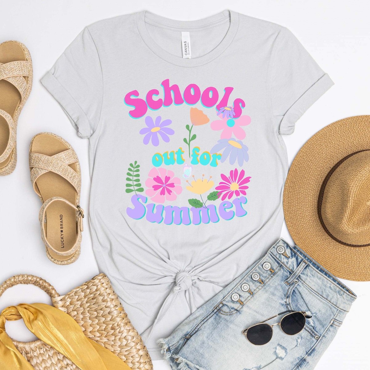 Schools out for Summer Tee - Limeberry Designs
