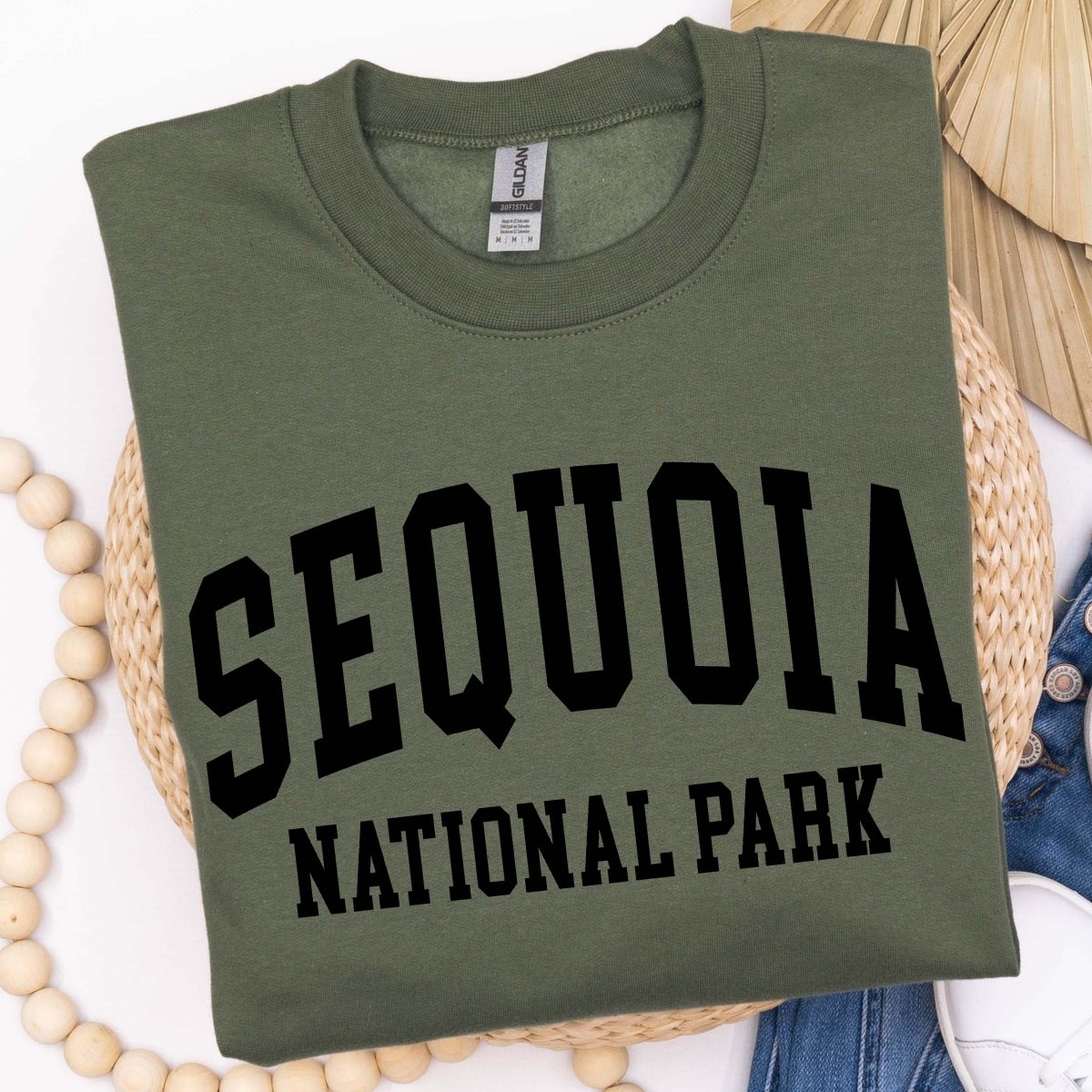 Sequoia National Park Crew Sweatshirt - Limeberry Designs