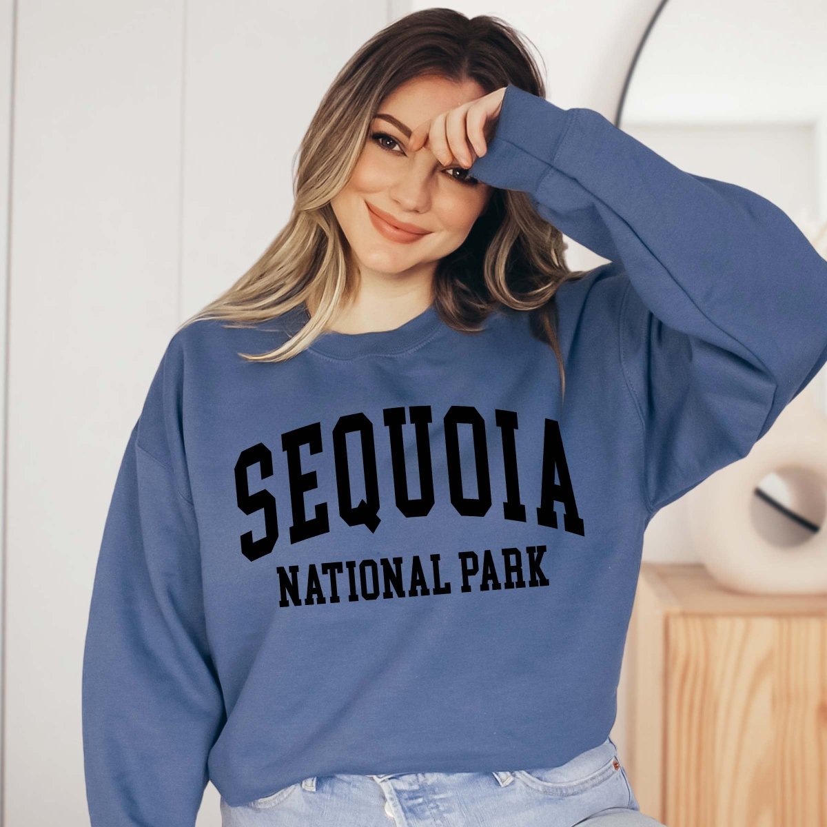Sequoia National Park Crew Sweatshirt - Limeberry Designs