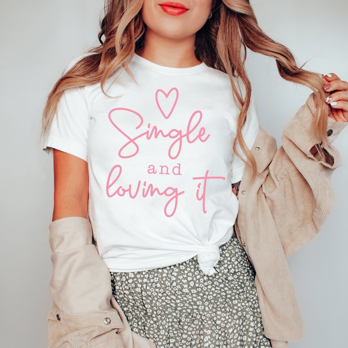 Single and Loving It Wholesale Tee - Limeberry Designs