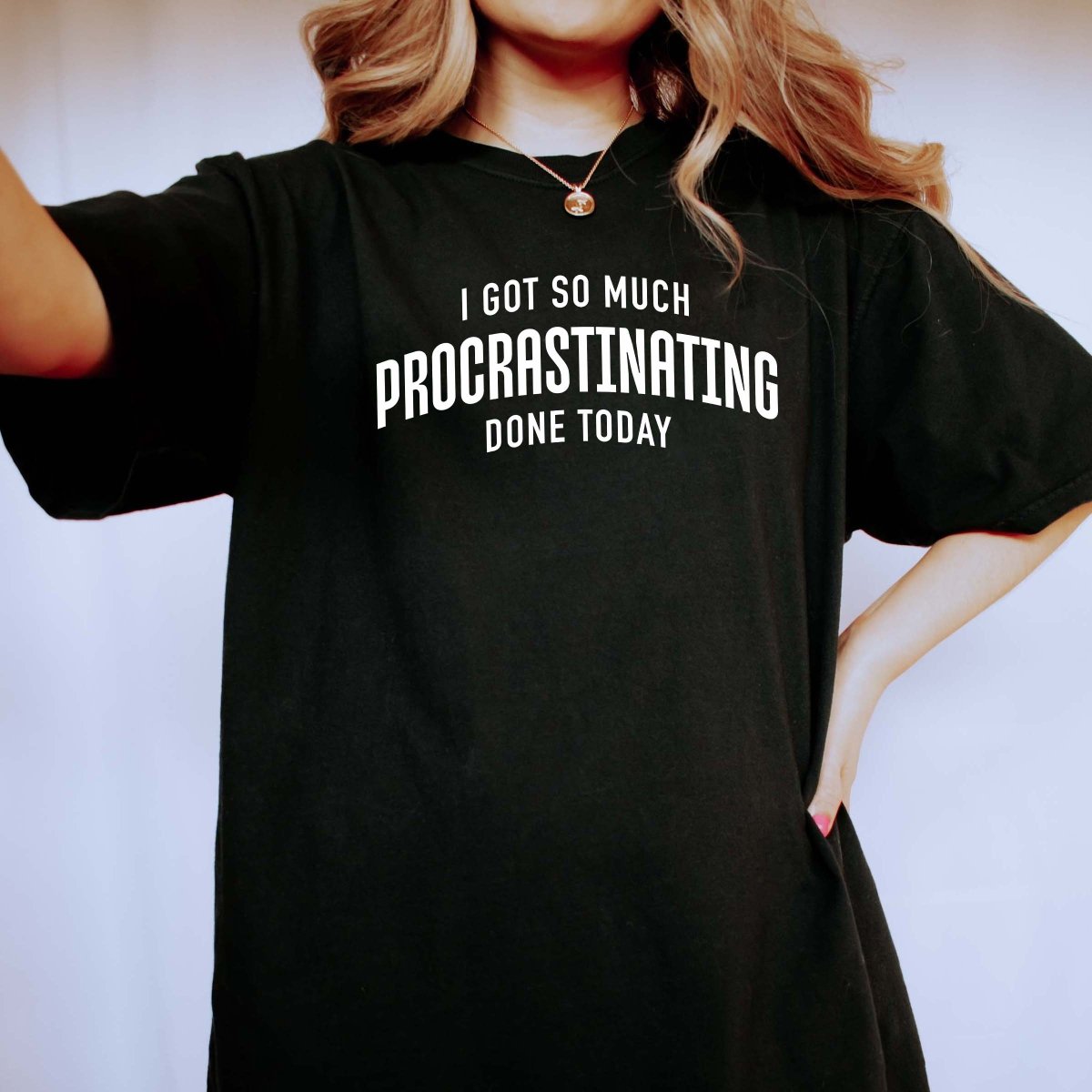 So much procrastinating today Comfort Color Wholesale Tee - Limeberry Designs
