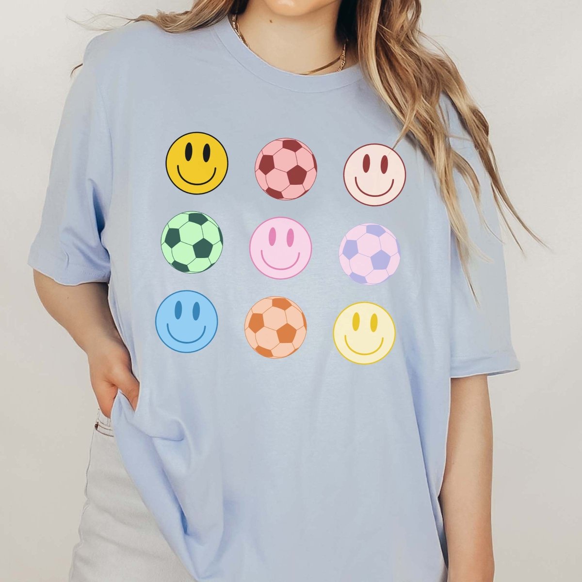 Soccer Happy Collage Tee - Limeberry Designs