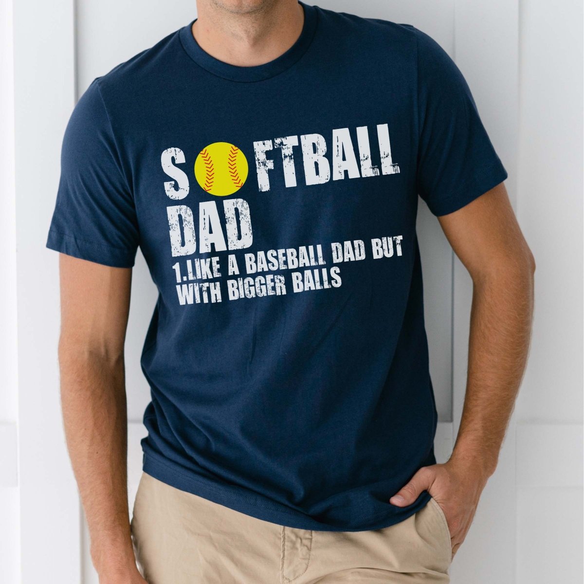 Softball Dad Tee - Limeberry Designs