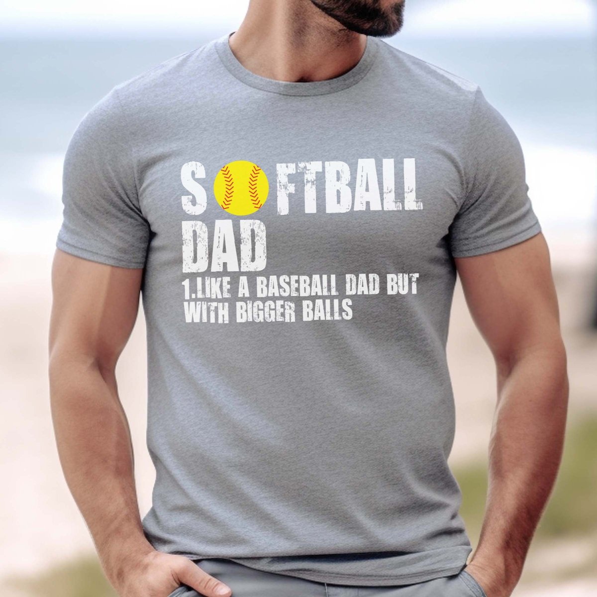 Softball Dad Tee - Limeberry Designs