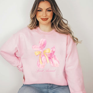 Spirit Animal Balloon with Bow Wholesale Crew Sweatshirt - Limeberry Designs