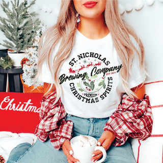 St. Nicholas Brewing Company Bella Graphic Tee - Limeberry Designs