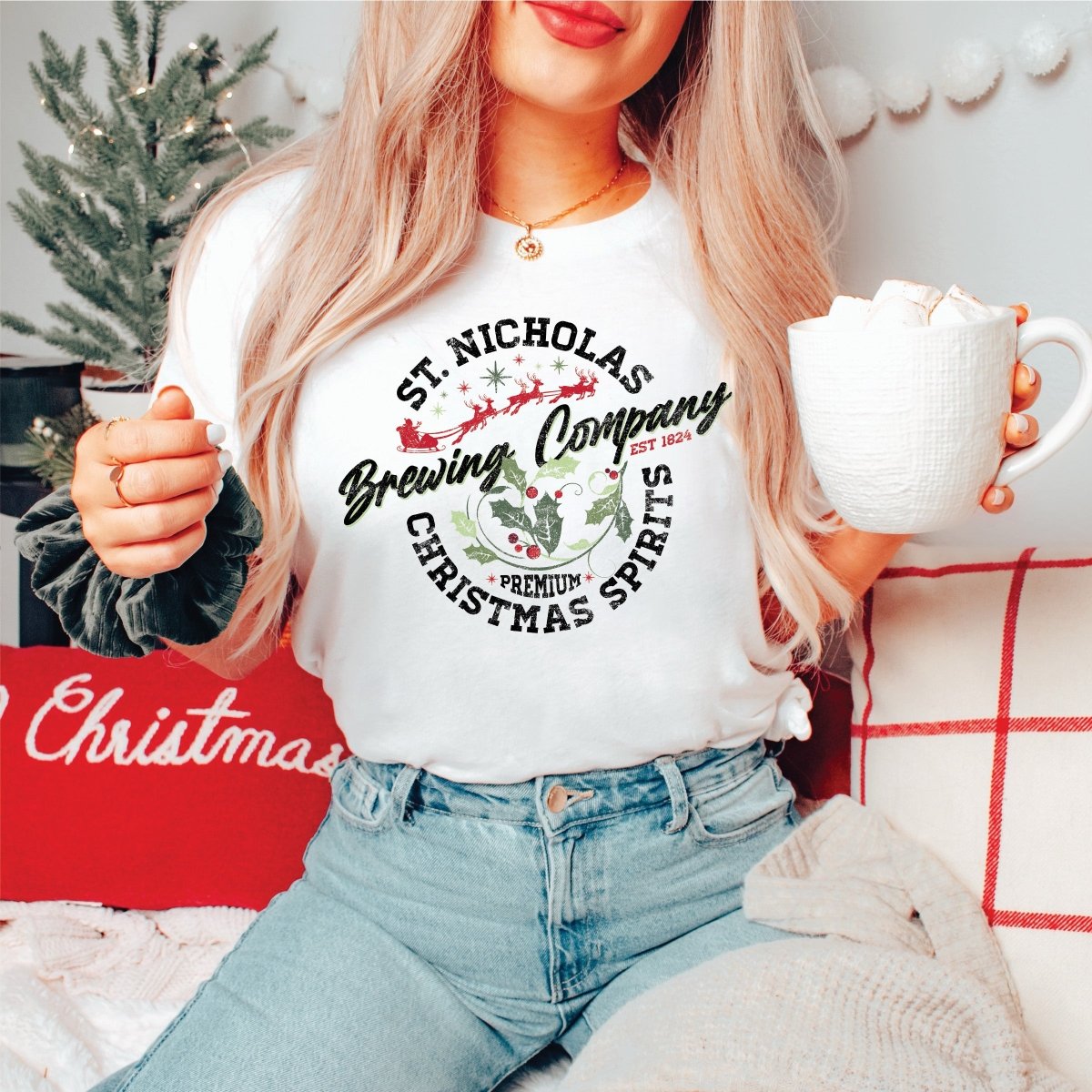 St. Nicholas Brewing Company Bella Graphic Tee - Limeberry Designs