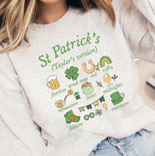 St. Patrick's Icons Sweatshirt - Limeberry Designs