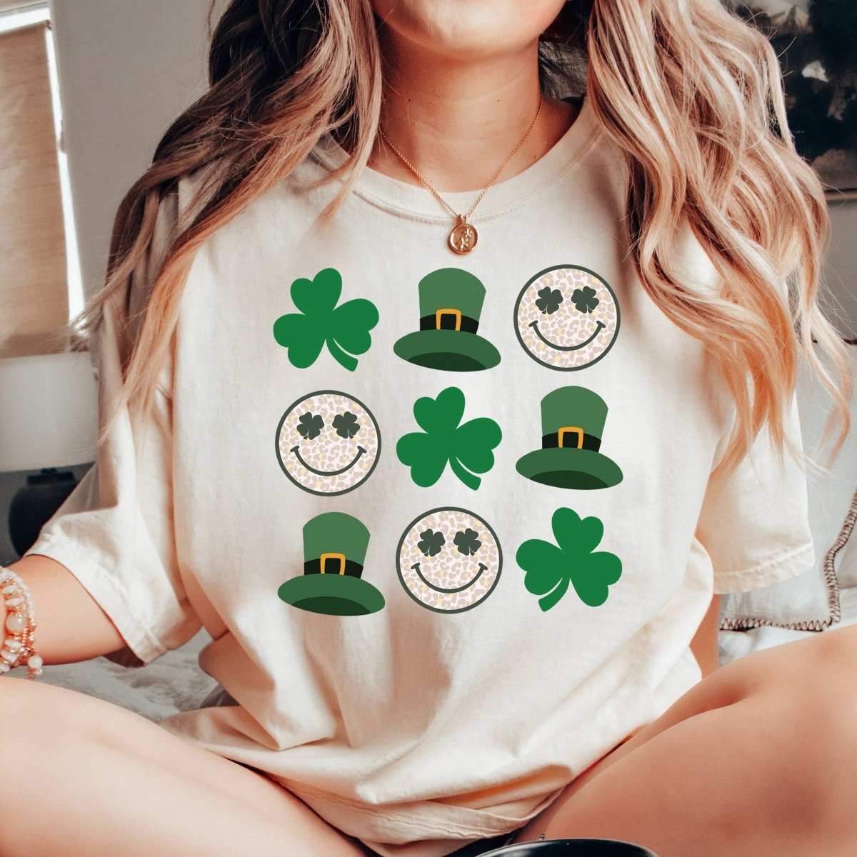 St. Pattys 9 Collage Comfort Color Tee - Limeberry Designs