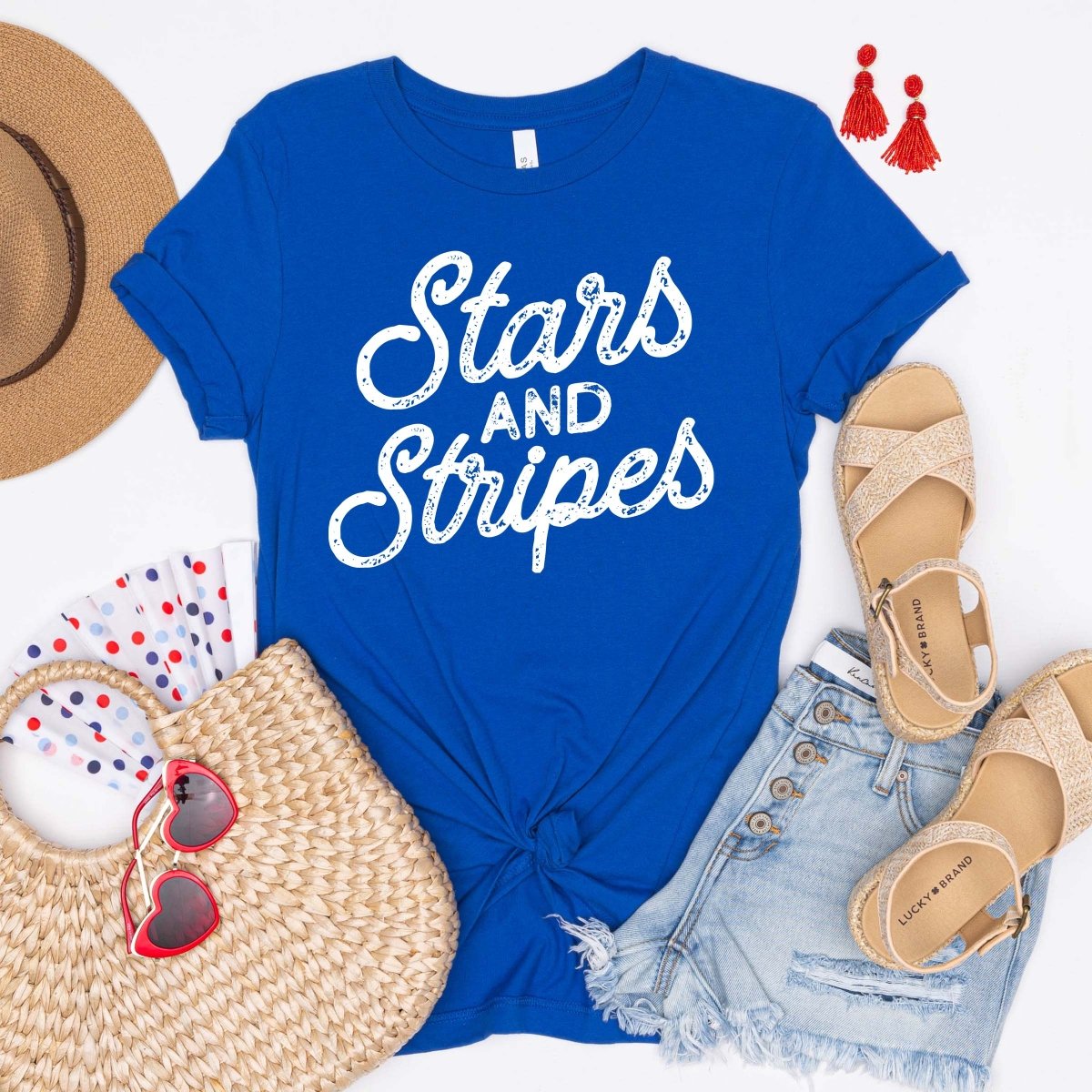Stars and Stripes Tee - Limeberry Designs