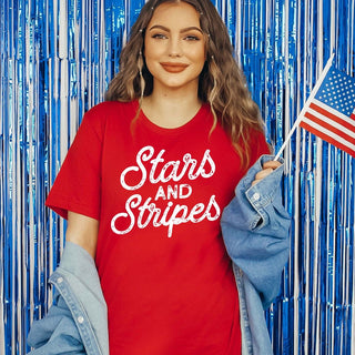 Stars and Stripes Tee - Limeberry Designs