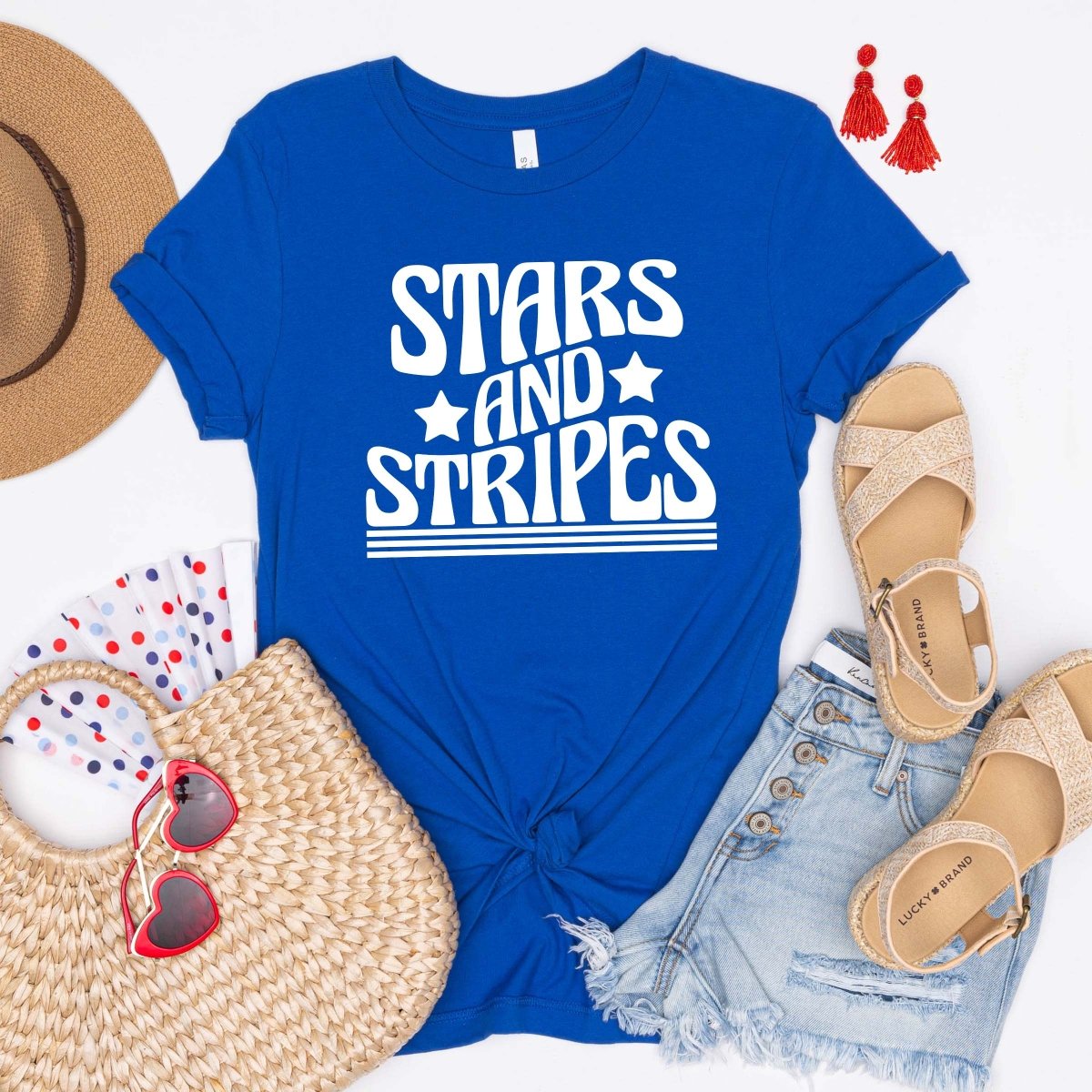 Stars and Stripes Tee - Limeberry Designs
