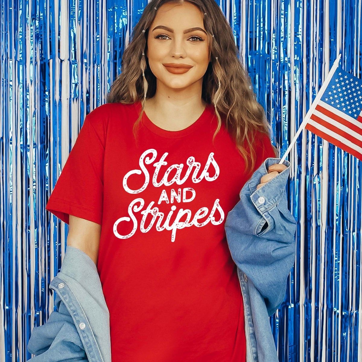 Stars and Stripes Wholesale Tee - Limeberry Designs