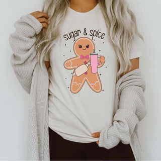 Sugar and Spice Ginerbread Man Tee - Limeberry Designs