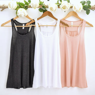 Summer Flowy Racerback Tanks - Limeberry Designs