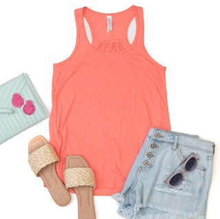 Summer Flowy Racerback Tanks - Limeberry Designs