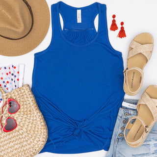 Summer Flowy Racerback Tanks - Limeberry Designs