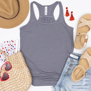 Summer Flowy Racerback Tanks - Limeberry Designs
