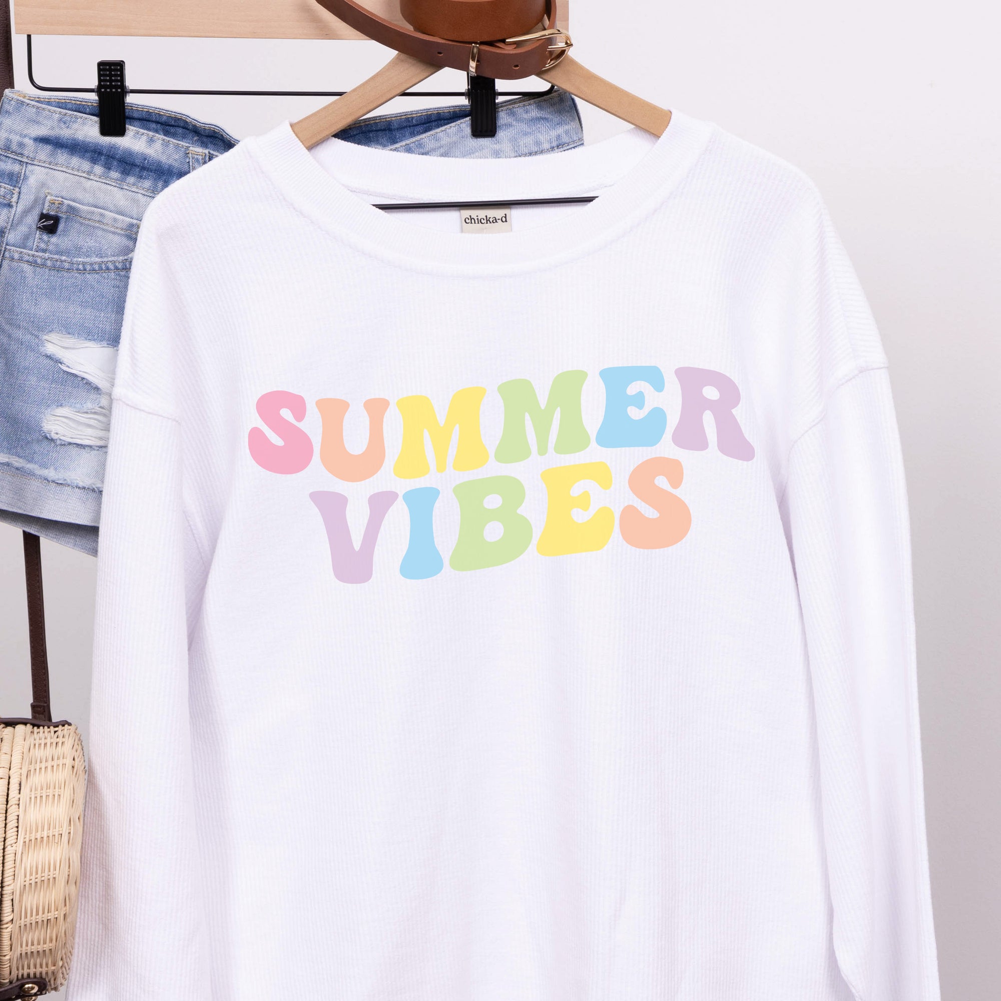 Summer Vibes Corded Crew - Limeberry Designs