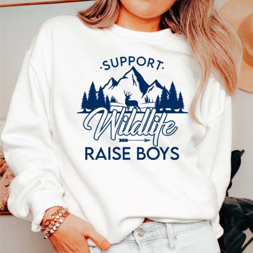Support Wildlife: Raise Boys Crew - Limeberry Designs