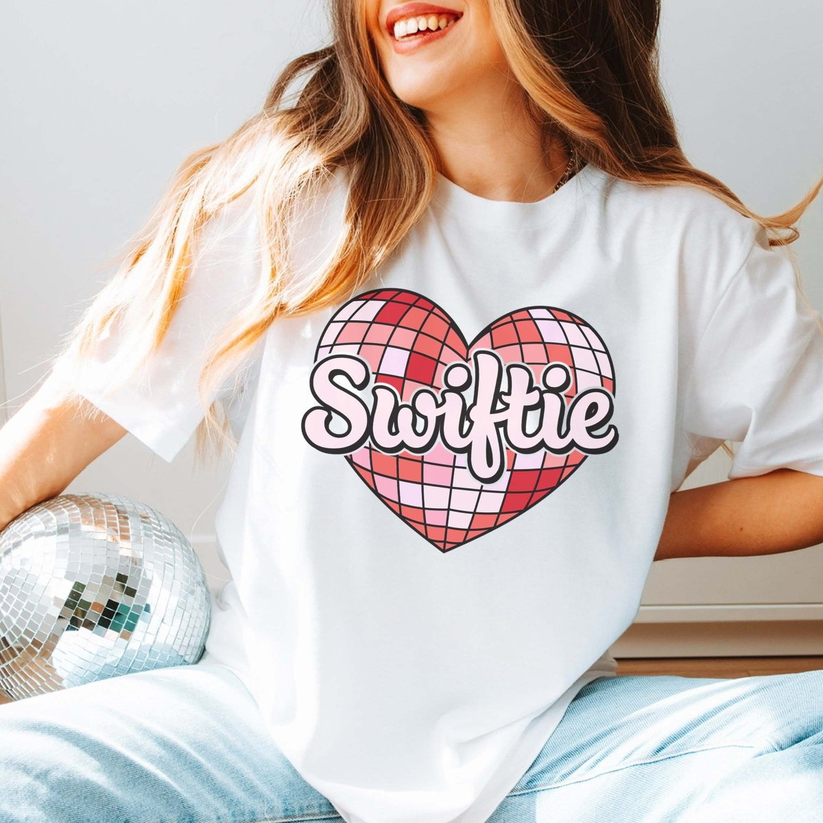 Swiftie Disco Heart Tee - Limeberry Designs