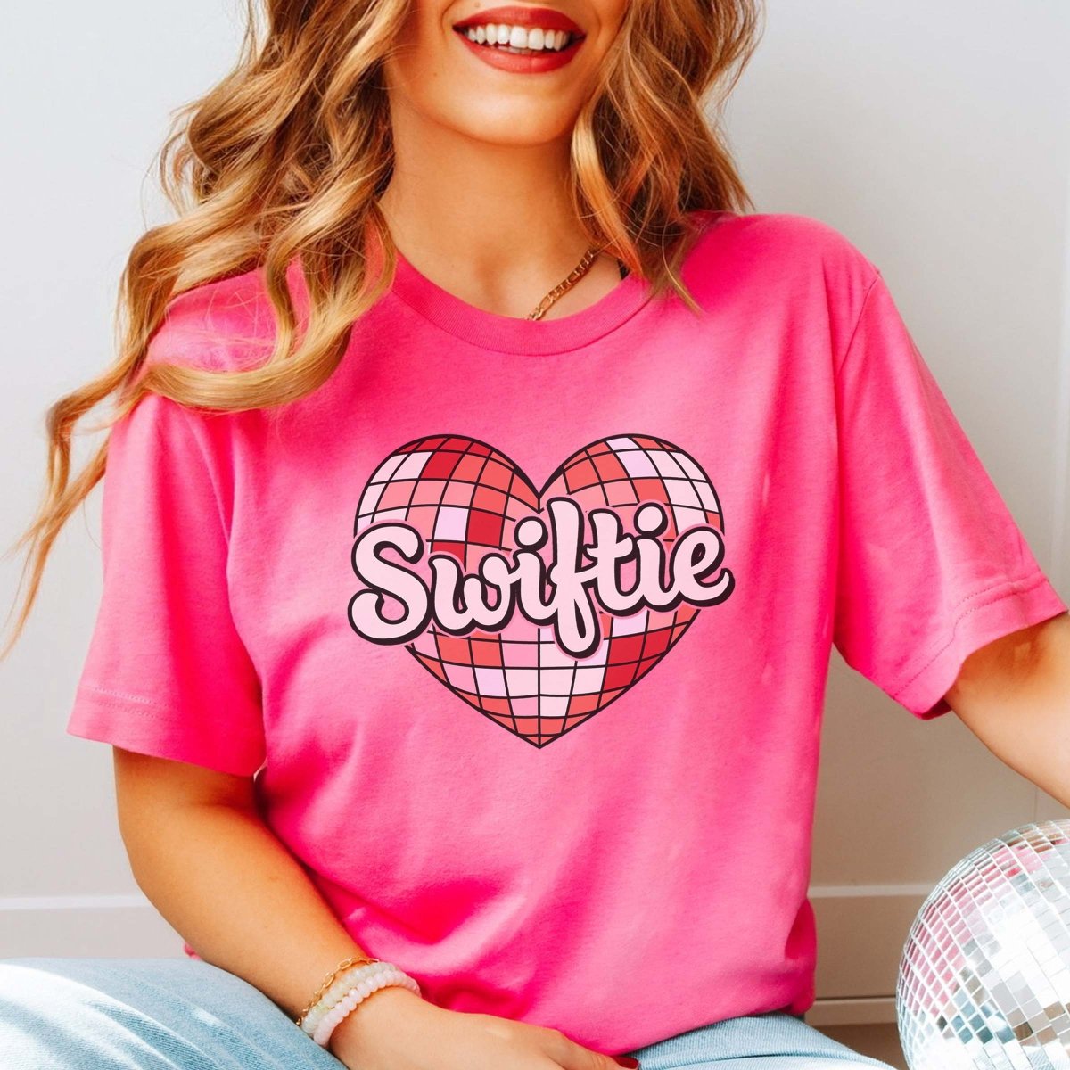 Swiftie Disco Heart Tee - Limeberry Designs