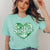 Swiftie Green Disco Heart Tee - Limeberry Designs