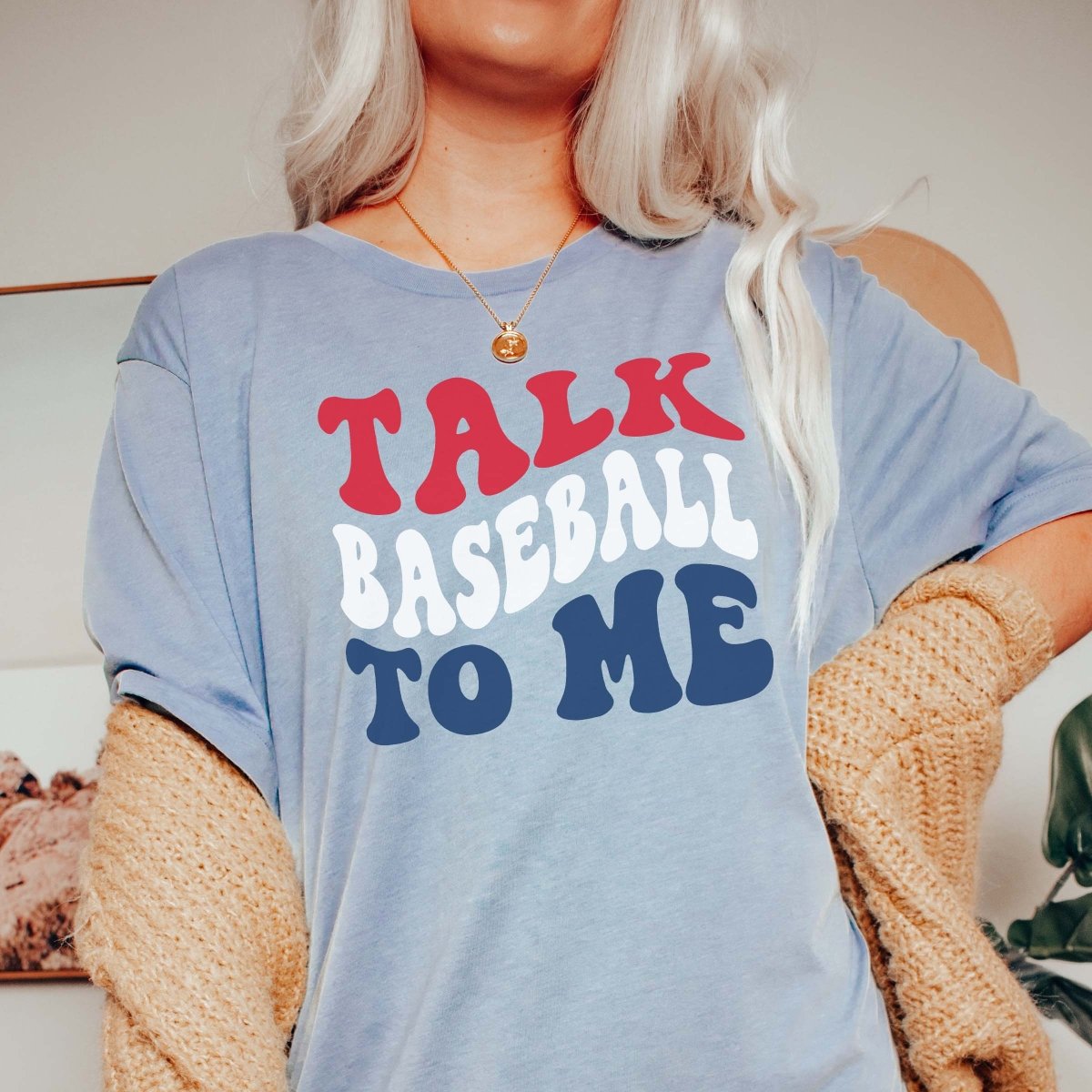 Talk Baseball to me Tee - Limeberry Designs