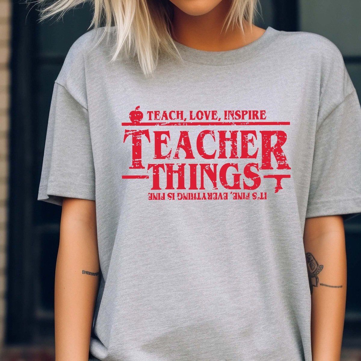 Teacher Things Tee - Limeberry Designs